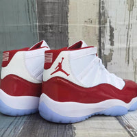 Sneakers, White Red Colorway, Lace Up Design, Casual Gift for Sneaker Fans