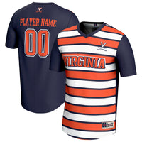Virginia Cavaliers Collegiate Soccer NIL Pick-A-Player Fashion Jersey - Navy/Orange