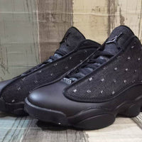 High Top Sneakers, Black Colorway, Strap Design, Casual Gift for Sneaker Fans