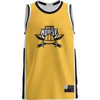 Northern Kentucky University Norse Lightweight Basketball Jersey - Gold