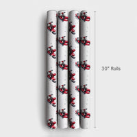 Underwater Christmas Gift Wrap, Scuba Diving Santa Wrapping Paper, Humorous Diver Holiday Wrapping Paper, Ocean Lover Festive Gift Wrap Roll