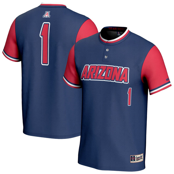 Arizona Wildcats Lightweight Softball Fashion Jersey - Navy