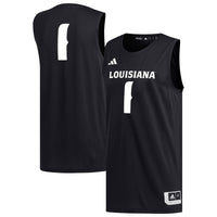 #1 Louisiana Ragin' Cajuns Replica Basketball Jersey - Black