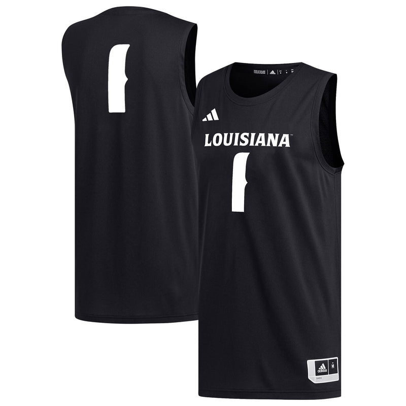 #1 Louisiana Ragin' Cajuns Replica Basketball Jersey - Black