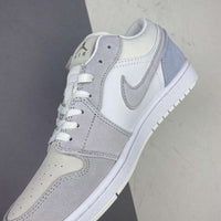 Low Top Sneakers, Light Gray Colorway, Lace Up Design, Casual Gift for Sneaker Fans