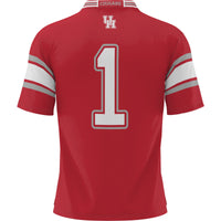 #1 Houston Cougars Football Jersey - Red