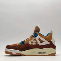Sneakers, Brown Blue Colorway, Lace Up Design, Casual Gift for Sneaker Fans
