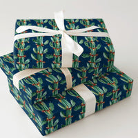 Desert Saguaro Holiday Gift Wrap, Cactus Christmas Wrapping Paper, Southwestern Wrapping Paper, Festive Xmas Present Paper Roll