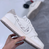 Low Top Sneakers, White Colorway, Reverse Hook Design, Lace Up Design, Casual Gift for Sneaker Fans