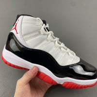 Low Top Sneakers, White Black Red Colorway, Leather Footwear, Lace Up Design, Casual Gift for Sneaker Fans