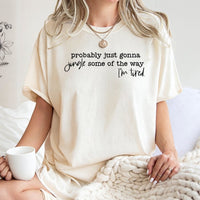 Humorous Christmas Quote Shirt, Probably Just Gonna Jingle Some of the Way T-Shirt, Holiday Graphic Tee, Festive Xmas Shirt, Holiday Present