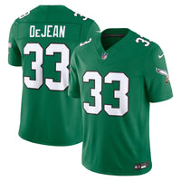 Philadelphia Eagles Cooper DeJean Kelly Green Alternate Stitched Limited Jersey