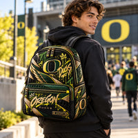 ORE Green and Gold - Graffiti Crest Backpack