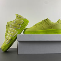 Low Top Sneakers, Neon Green Colorway, Reflective Detail, Lace Up Design, Casual Gift for Sneaker Fans