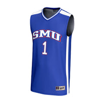 #1 SMU Mustangs Lightweight Basketball Fashion Jersey - Royal