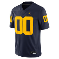 Michigan Wolverines Custom Football Game Jersey