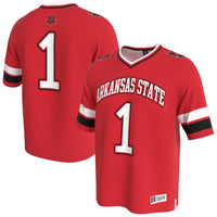 Arkansas State Red Wolves Lightweight Collegiate Football Fashion Jersey - Scarlet