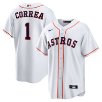 Houston Astros Carlos Correa White Home Replica Jersey