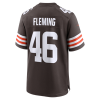Cleveland Browns Don Fleming Brown Retired Player Jersey