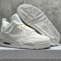 Mid Top Sneakers, White Colorway, Lace Up Design, Casual Gift for Sneaker Fans
