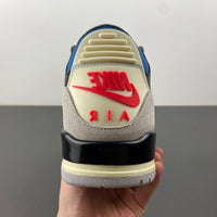 Low Top Sneakers, Blue Black Red Gray Colorway, Lace Up Design, Casual Gift for Sneaker Fans