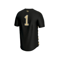 #1 Wake Forest Demon Deacons Lightweight Soccer Fashion Jersey - Black