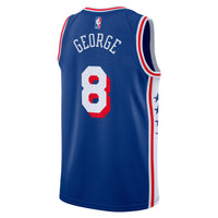 Philadelphia 76ers Icon Edition Swingman Jersey - Royal - Paul George