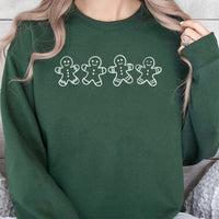 Adorable Festive Holiday Sweatshirt, Gingerbread Cookies Sweatshirt, Gingerbread Baker Crewneck, Comfy Winter Christmas Sweatshirt, Xmas Present