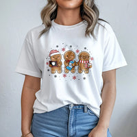 Adorable Gingerbread Sonographer Shirt, Ultrasound Tech Christmas T-Shirt, Sonography Holiday Tee, Radiology Xmas Graphic T-Shirt