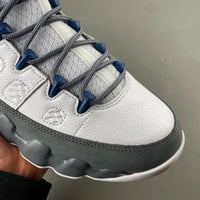 Low Top Sneakers, Blue White Gray Colorway, Lace Up Design, Casual Gift for Sneaker Fans