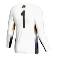 #1 Notre Dame Fighting Irish Lightweight Volleyball Jersey - White