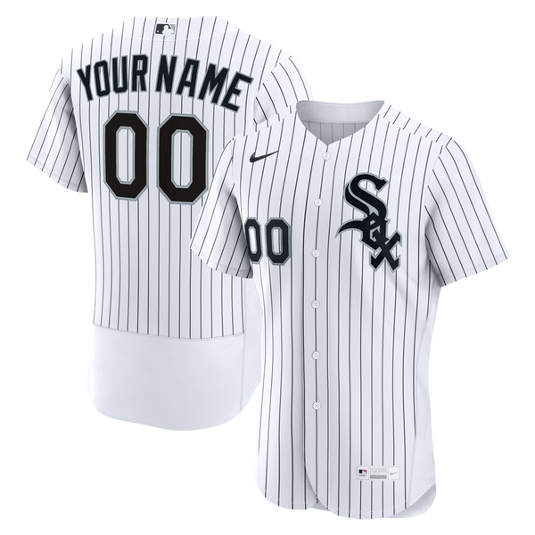 Chicago White Sox White Home Authentic Custom Jersey