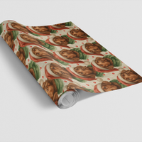 Dog Lover Christmas Gift Wrap Roll, Festive Labrador Retriever Wrapping Paper, Adorable Lab Holiday Wrapping Paper, Xmas Dog Gift Wrapping Paper