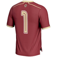 Boston College Eagles #1 Lightweight Lacrosse Jersey - Maroon
