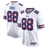 Buffalo Bills Dawson Knox White Away Game Player Jersey