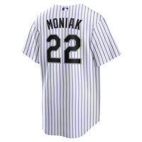 Colorado Rockies Mickey Moniak White Home Replica Jersey