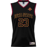 #23 Iowa State Cyclones Lightweight Basketball Jersey - Black