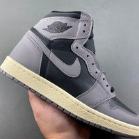 High Top Sneakers, Gray Black Colorway, Lace Up Design, Casual Gift for Sneaker Fans