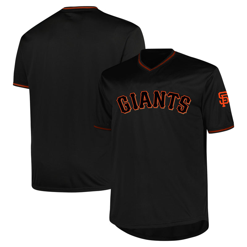 San Francisco Giants Black Big & Tall Pop Fashion Jersey