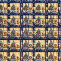 Festive Holiday Dog Gift Wrap Roll, Golden Retriever Christmas Wrapping Paper, Puppy Christmas Wrapping Paper