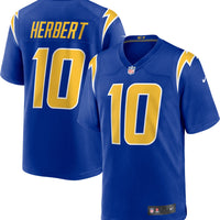 Los Angeles Chargers Justin Herbert Royal Alternate Game Jersey