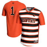 #1 Oregon State Beavers Lightweight Soccer Fashion Jersey - Orange
