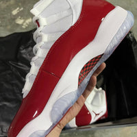 Sneakers, White Red Colorway, Lace Up Design, Casual Gift for Sneaker Fans