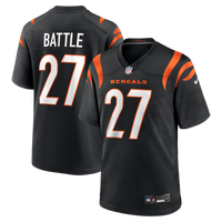 Cincinnati Bengals Jordan Battle Black Team Game Jersey
