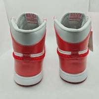 Sneakers, White Red Gray Colorway, Lace Up Design, Casual Gift for Sneaker Fans