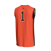 #1 Oregon State Beavers Lightweight Collegiate Basketball Fashion Jersey - Orange