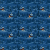 Snowy Forest Gift Wrap, Winter Cabin Wrapping Paper, Christmas Cabin Wrapping Paper, Holiday Gift Wrap Paper, Winter Present Wrap