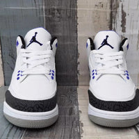 Sneakers, White Purple Colorway, Lace Up Design, Casual Gift for Sneaker Fans