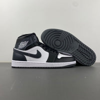 Mid Top Sneakers, Blue White Colorway, Lace Up Design, Casual Gift for Sneaker Fans