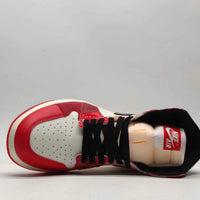 Sneakers, Red White Black Colorway, Lace Up Design, Casual Gift for Sneaker Fans